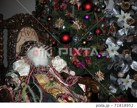 高品質得価クリスマス　オーナメント　ビクトリア　サンタクロース　絵本　木製　グリーナウェイ クリスマス