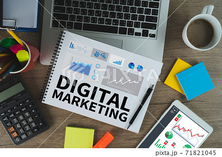 DIGITAL MARKETING new startup project MILLENNIALS Business team hands  71821045