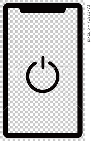 Phone Power Testing Icon Vector illustration of smartphone Power icon - Stock Illustration ...