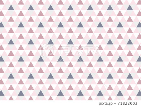 パターン背景素材 ジオメトリックな三角形の背景 シックb パターンスウォッチあり のイラスト素材 7103