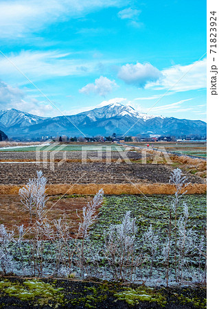 蒜山高原　霜・冬のイメージ 71823924