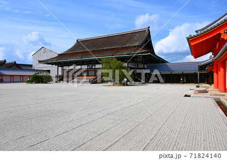 京都御所 紫宸殿の写真素材