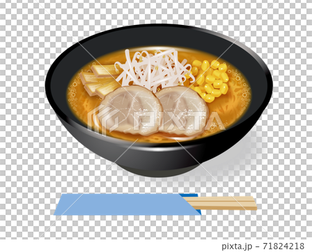 Illustration of miso ramen Illustration of miso ramen 71824218