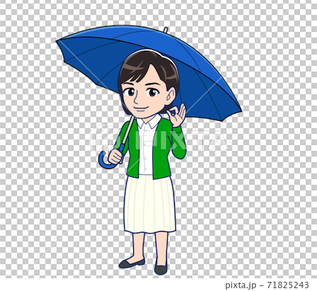 傘 下雨 雨 71825243