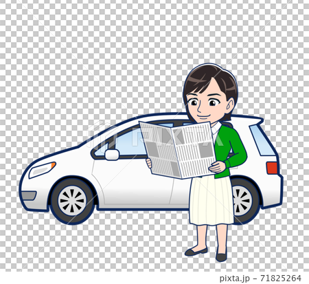 Beautiful woman in a green cardigan Beautiful woman in a green cardigan 71825264