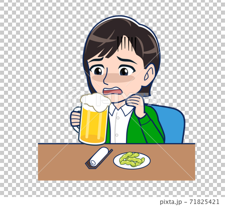 Beautiful woman in a green cardigan Beautiful woman in a green cardigan 71825421