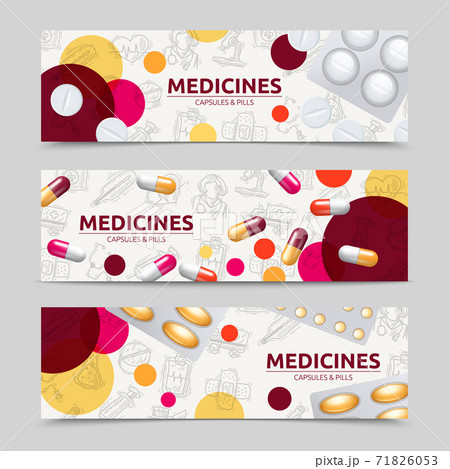 Pills Banner Set 71826053