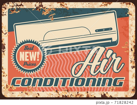 Air conditioning rusty plate, vector conditioner 71828242