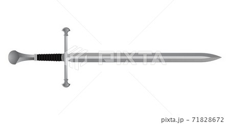 Medieval sword vector illustration isolated on white background 71828672