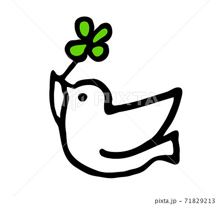 クローバーと鳥. 71829213