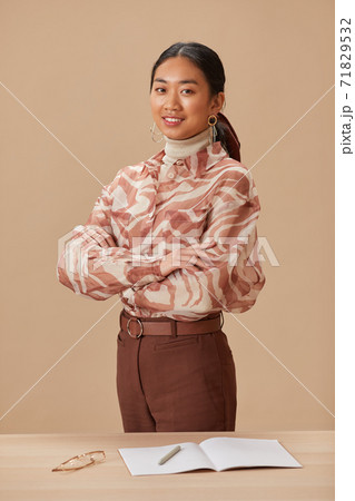 Asian teacher at work 71829532