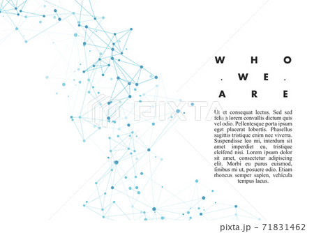 Abstract technology background. Connect dots lines blue. Vector illustration Abstract technology background. Connect dots lines blue. Vector illustration 71831462