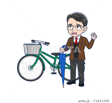 Middle-aged teacher in a brown jacket Middle-aged teacher in a brown jacket 71832290