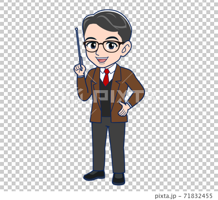 校長先生のイラスト素材