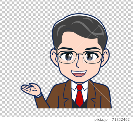 校長先生のイラスト素材