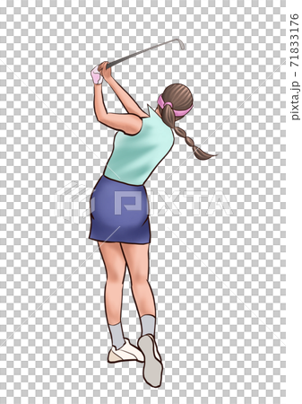 享受高爾夫的女人 71833176