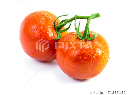 Fresh tomato with drop Fresh tomato with drop 71835182