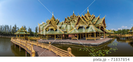 Temples in Ancient City Muang Boran in Bangkok Thailand 71837854