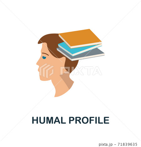 Humal Profile icon. Simple element from critical thinking collection. Creative Humal Profile icon for web design, templates, infographics and more 71839635