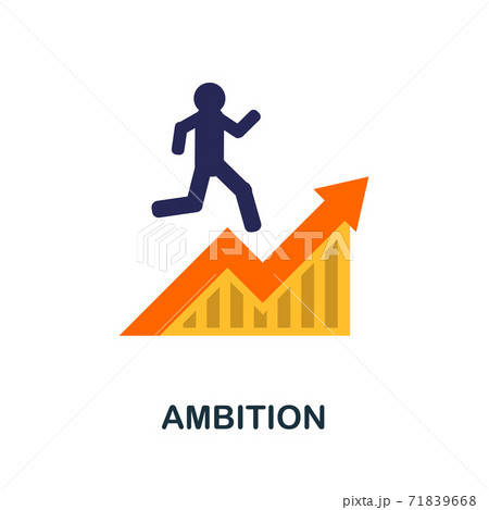 Ambition icon. Simple element from core values collection. Creative Ambition icon for web design, templates, infographics and more 71839668