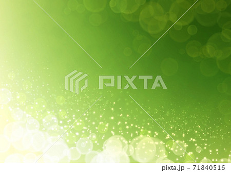 キラキラとグリーンに輝く背景素材のイラスト素材