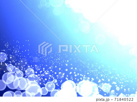 水中から水面を見上げたような幻想的な背景素材のイラスト素材
