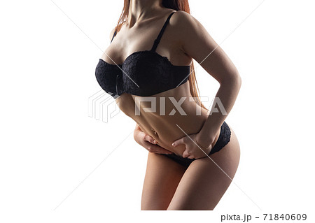 Sensual woman body. Sexy bra, woman in panties, - Stock Photo [87642719]  - PIXTA