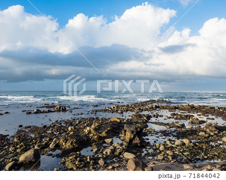 Travel in nature at a beach and tropical sea with blue sky Travel in nature at a beach and tropical sea with blue sky 71844042