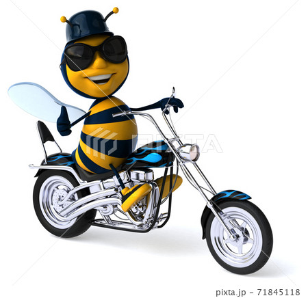 Fun bee - 3D Illustration Fun bee - 3D Illustration 71845118