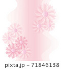 シフォンの八重桜のドレスのようなイメージ、やさしいピンク 71846138