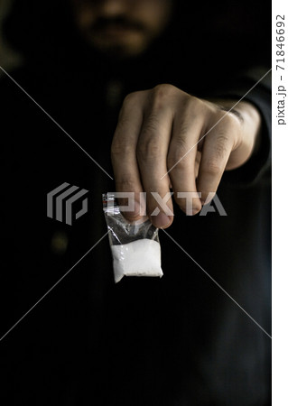 A Caucasian boy selling cocaine. A Caucasian boy selling cocaine. 71846692