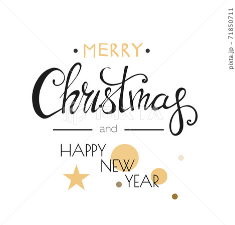 Merry Christmas Lettering Design Merry Christmas Lettering Design 71850711