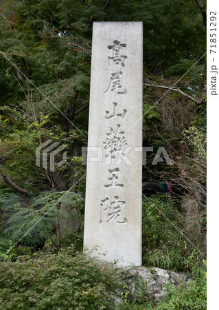 高尾山の石碑 高尾山の石碑 71851292