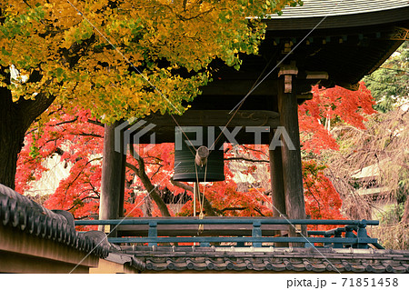 秋の鐘つき堂 71851458