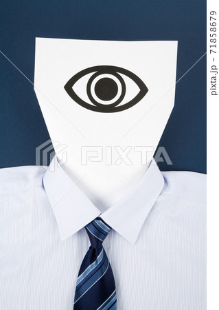 Paper Face and Eye Paper Face and Eye 71858679