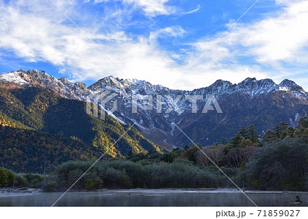 新雪の穂高岳 71859027