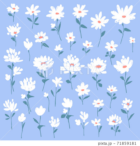 抽象的な花 イラスト素材 のイラスト素材