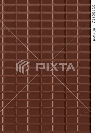 チョコレートのシームレスパターン 背景 壁紙のイラスト素材