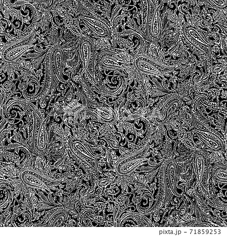 抽象的で掠れた更紗柄,のイラスト素材 [71859253] - PIXTA