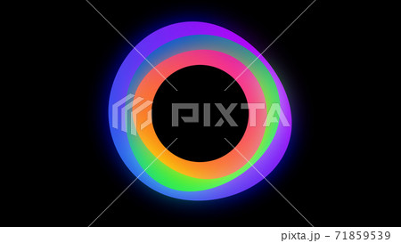 An abstract glowing neon frame for your logo or text 71859539
