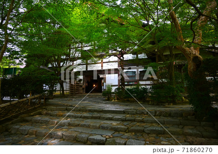 龍安寺 庫裡と参道 龍安寺 庫裡と参道 71860270