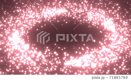 ピンク色のキラキラしたパーティクル [別Verあり] 71865769
