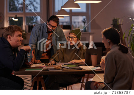 People working in team People working in team 71868787