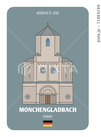 Minster of St. Vitus in Monchengladbach, Germany 71869289