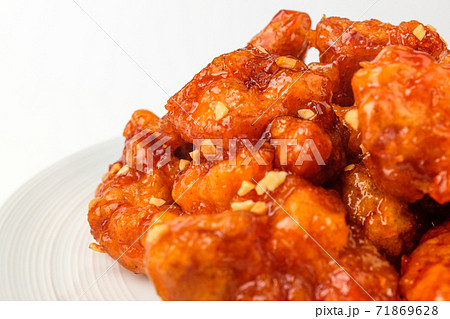 鶏 鶏肉 ピーナッツ 71869628