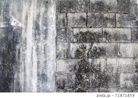 レンガ コンクリート 壁 71871859