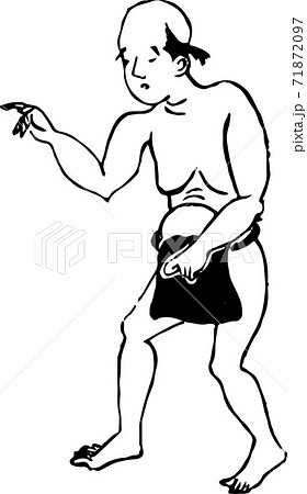ふんどし一丁の男 71872097