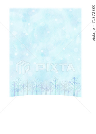 冬の木々　ポストカード 71872830