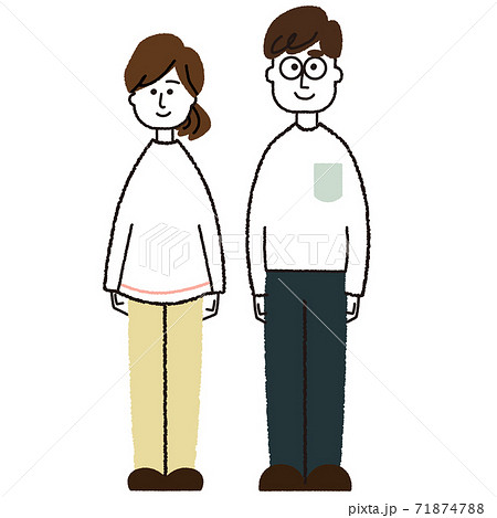 笑顔の夫婦 笑顔の夫婦 71874788