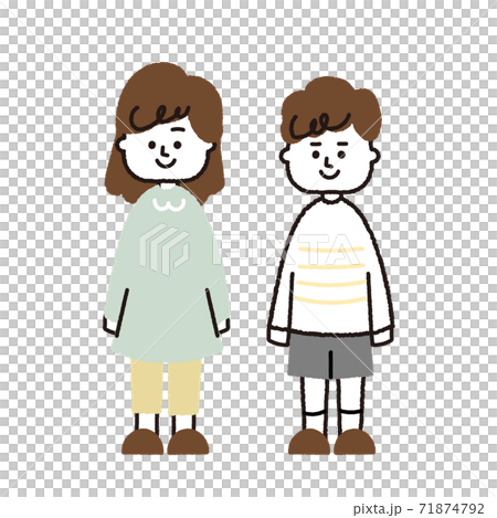 Little brother with a smile Little brother with a smile 71874792